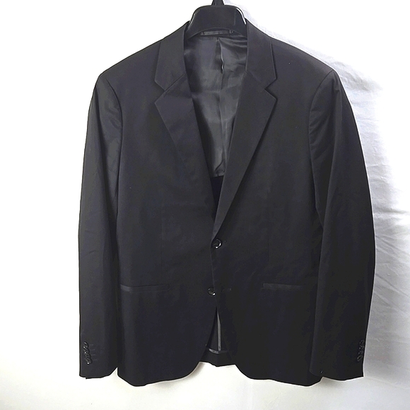 Theory Mens Button Black Blazer Sport Coat Size 40
